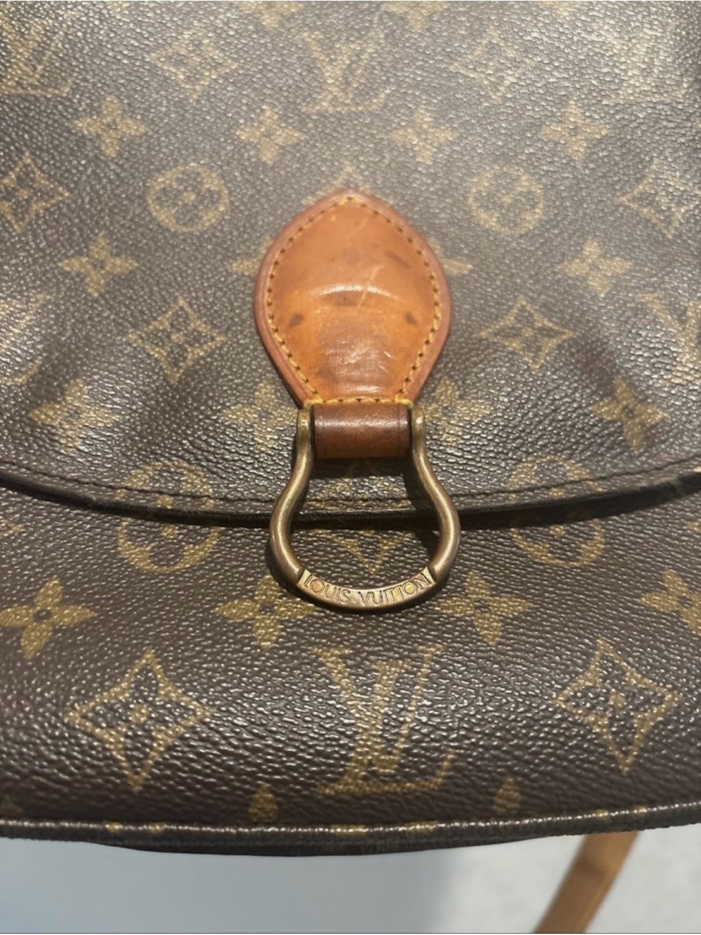 Louis Vuitton GM Saint Cloud Brown Monogram Crossbody Bag - Picture 2 of 14